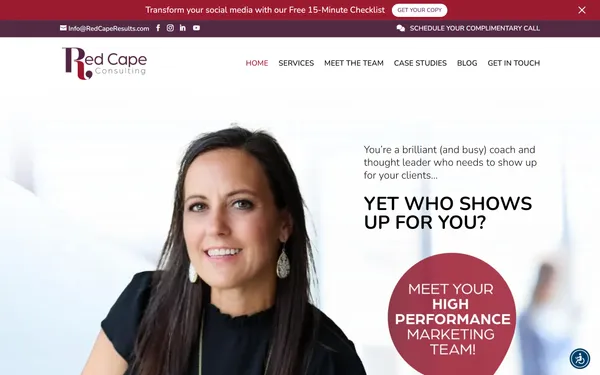 img of B2B Digital Marketing Agency - Red Cape Consulting